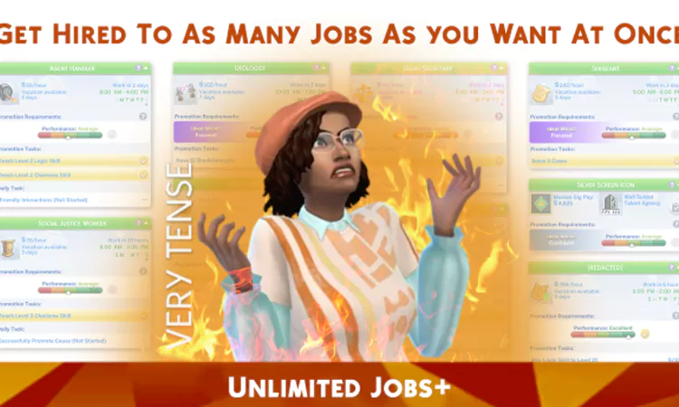 Sims 4 Unlimited Jobs Mod