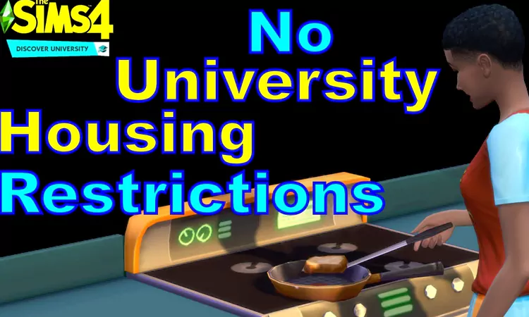 sim 4 No University Housing Restrictions by Zerbu