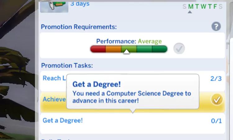 sim 4 Required Degree for Careers by Zero