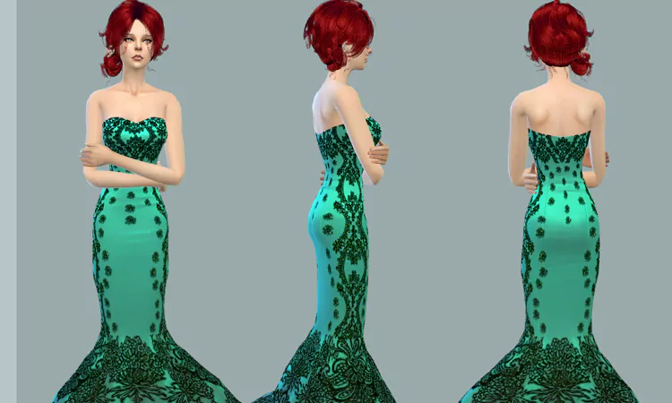 Simple Mermaid Dress
