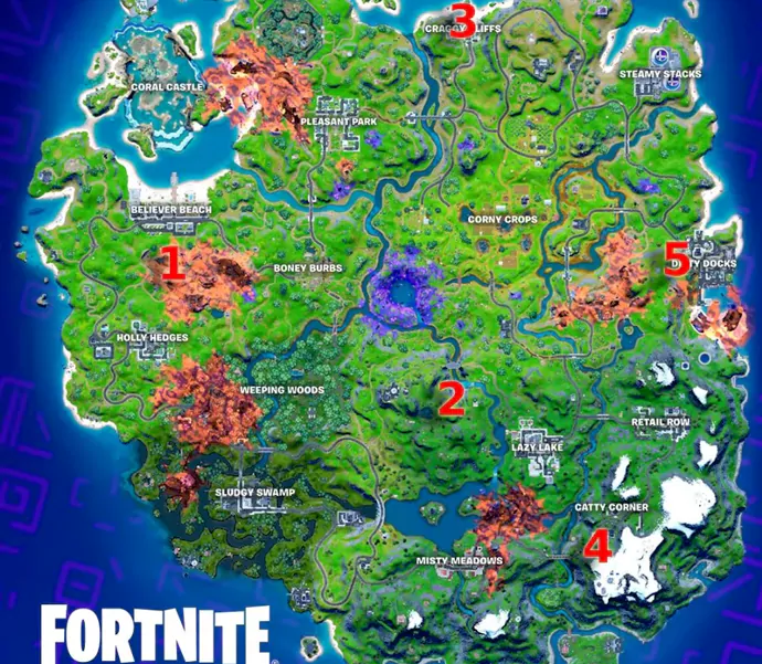 Where to launch Fortnite signal flares