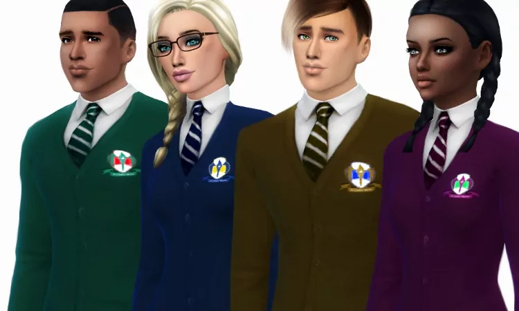 Sims 4 Teen School Uniform
