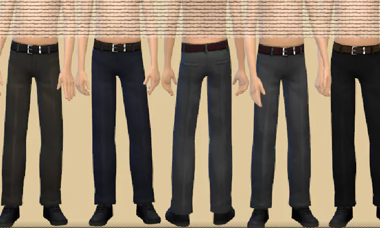 sim 4 School Uniform Pants