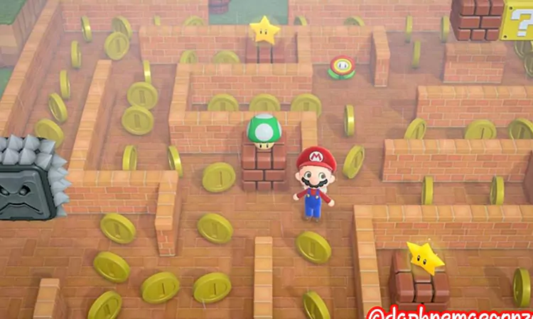 ACNH Maze Super Mario