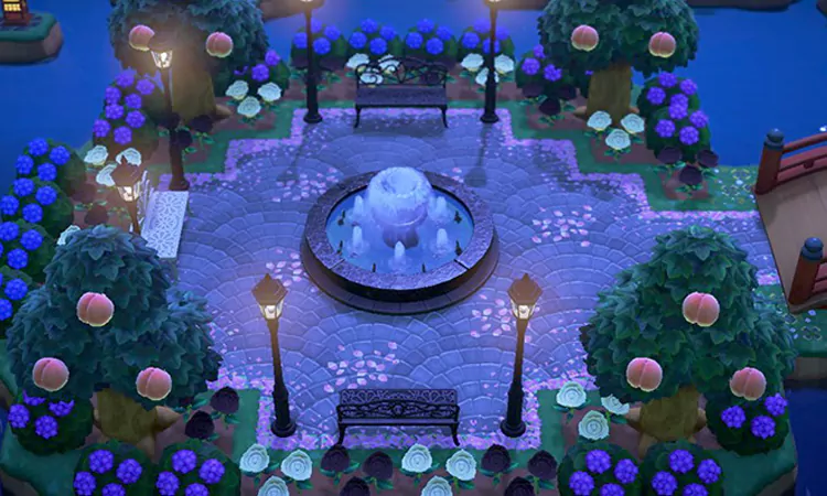 ACNH Relaxing Fountain