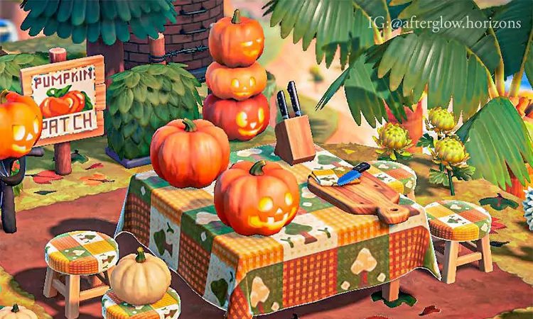 ACNH Table Pumpkin Carving