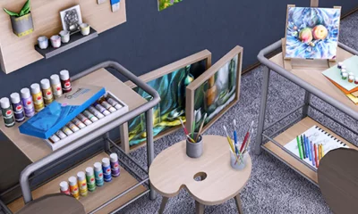 Best Sims 4 Artist & Painter CC & Mods Art Clutter, Clothes