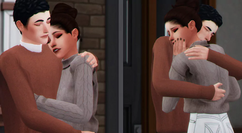 Best Sims 4 Hugging Pose Packs CC