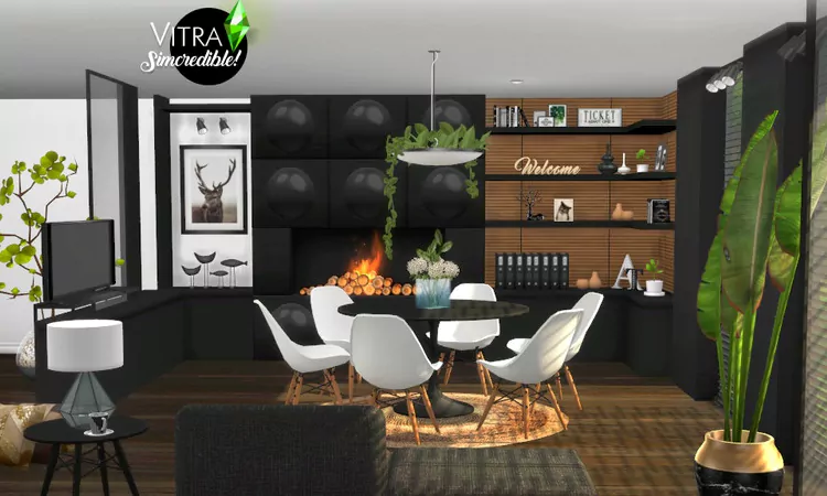 Sims 4 Dining Room Vitra - SIMcredible