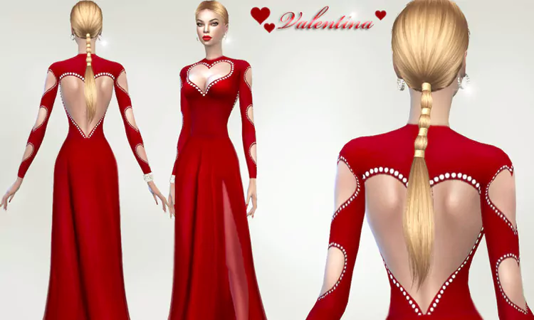Sims 4 Dress Valentina