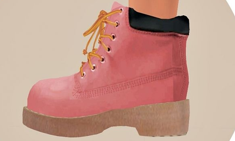 Sims 4 Hiking Female Boot