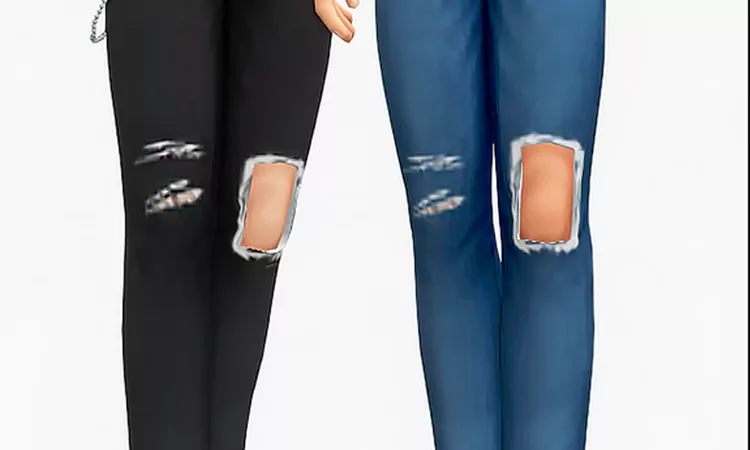 Sims 4 Jeans Bom Pom