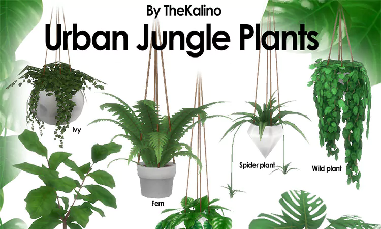 Sims 4 Jungle Urban Plants