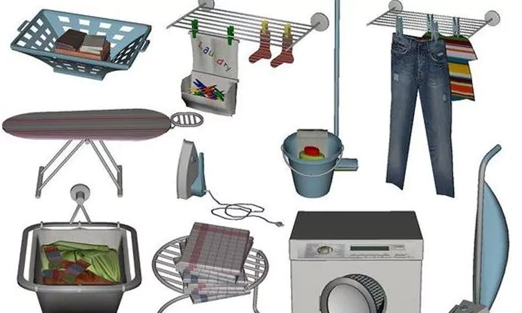 Sims 4 Laundry Joung Clutter