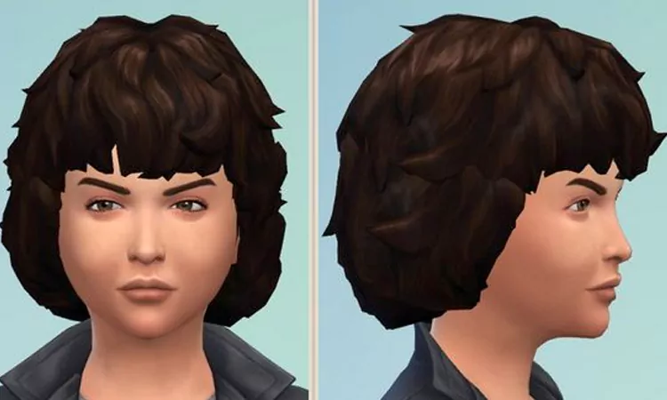 Sims 4 Men Curly Mop Hair