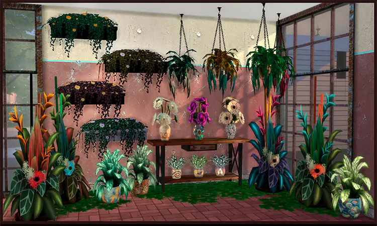 Sims 4 Plantas Cuenca Set