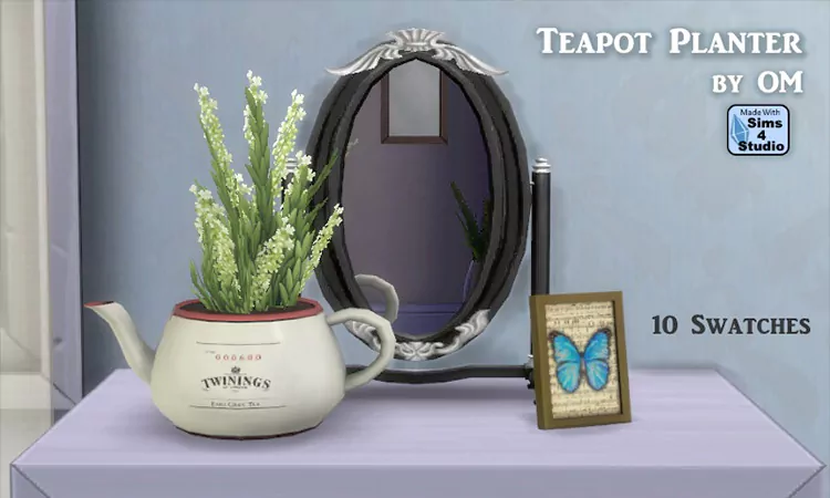 Sims 4 Planter Teapot