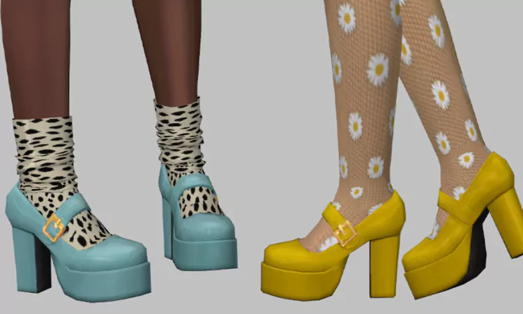 Sims 4 Platform of Shoes