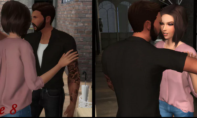 Sims 4 Pose Pack Back Off