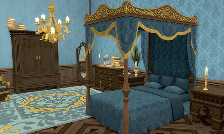 Sims 4 Princess Canopy Bedroom