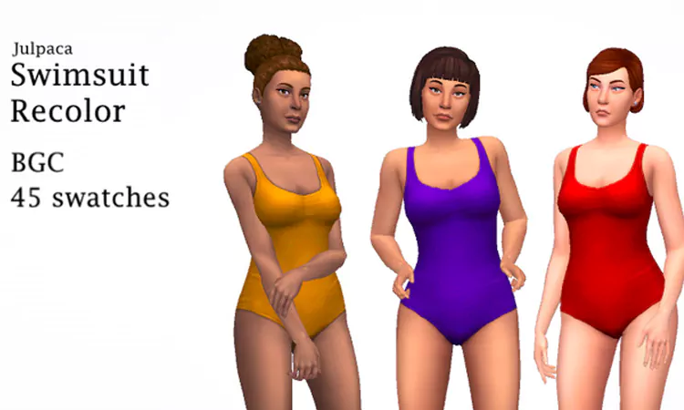 Sims 4 Recolors Swimsuit
