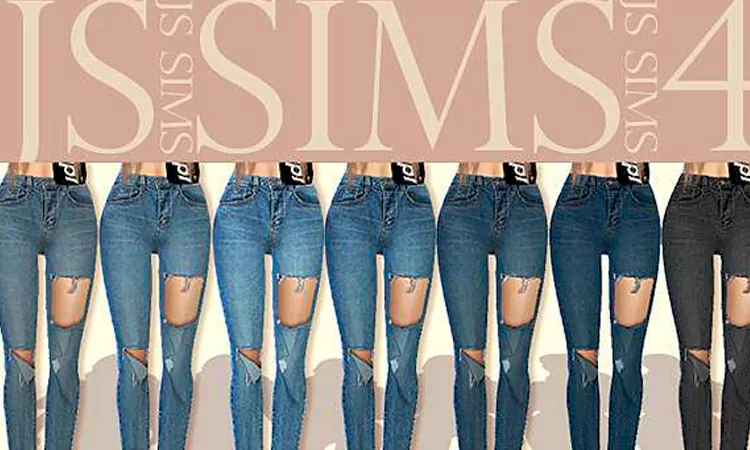 Sims 4 Ripped Fillmore Pants