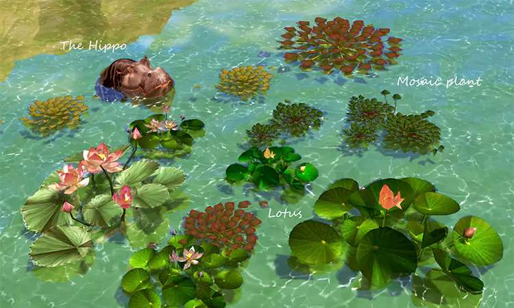 Sims 4 TS4 to TS2 Flowers & Plants Mega Pack