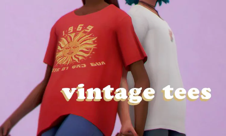 Sims 4 Tees Vintage