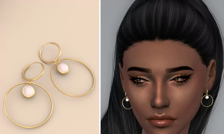 Sims 4 Tidal Earrings