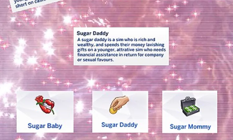 Sims 4 Traits of Sugar