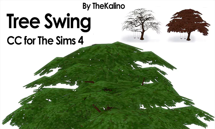 Sims 4 Tree Swing & Lamps with Tree Swing