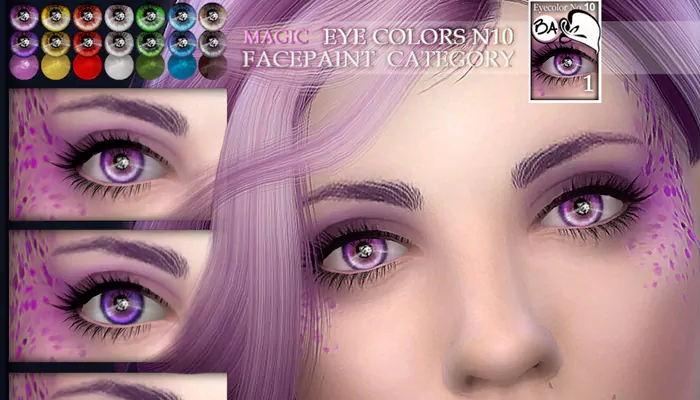 Sims 4 Magic Eyes by Bakalia
