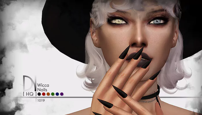 sims 4 Wicca Nails